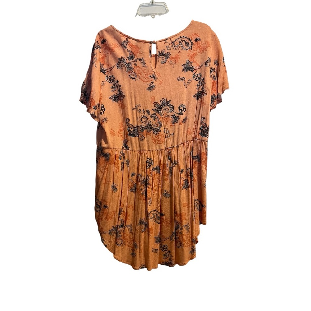 Torrid Peach Floral Dress - Picture 2 of 8